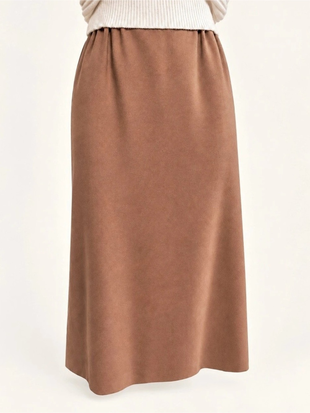 Vintage Pendleton Petite Brown Wool Maxi Skirt Made in USA